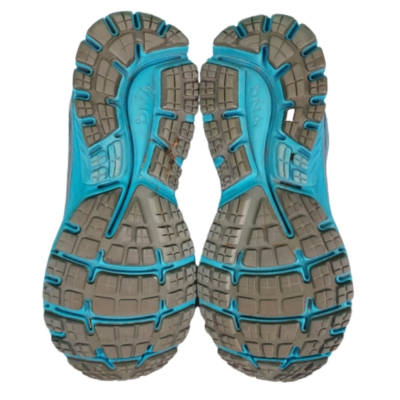 Brooks Ghost 10 running shoes,   women's size 9.5B, teal and grey - Picture 4 of 10